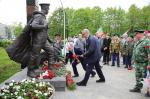Делегация Финляндского округа приняла участие в митинге, посвященном Дню пограничника